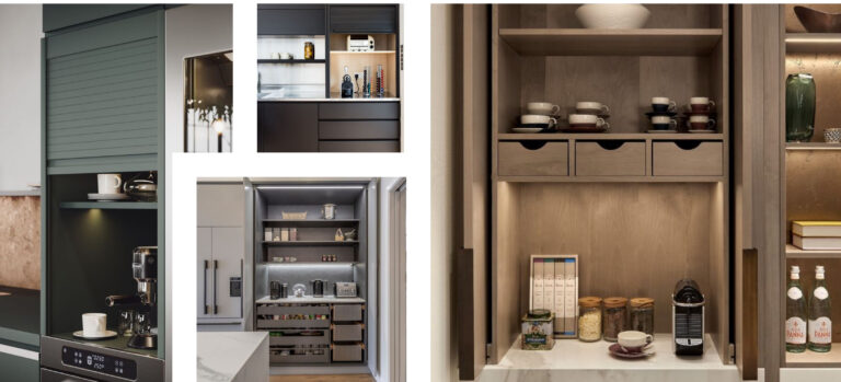 A new type of kitchen cabinet to hide that kettle, toaster, and food processor
