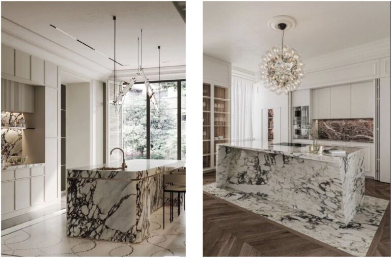 Marble as the new Kitchen Design Trend in 2025